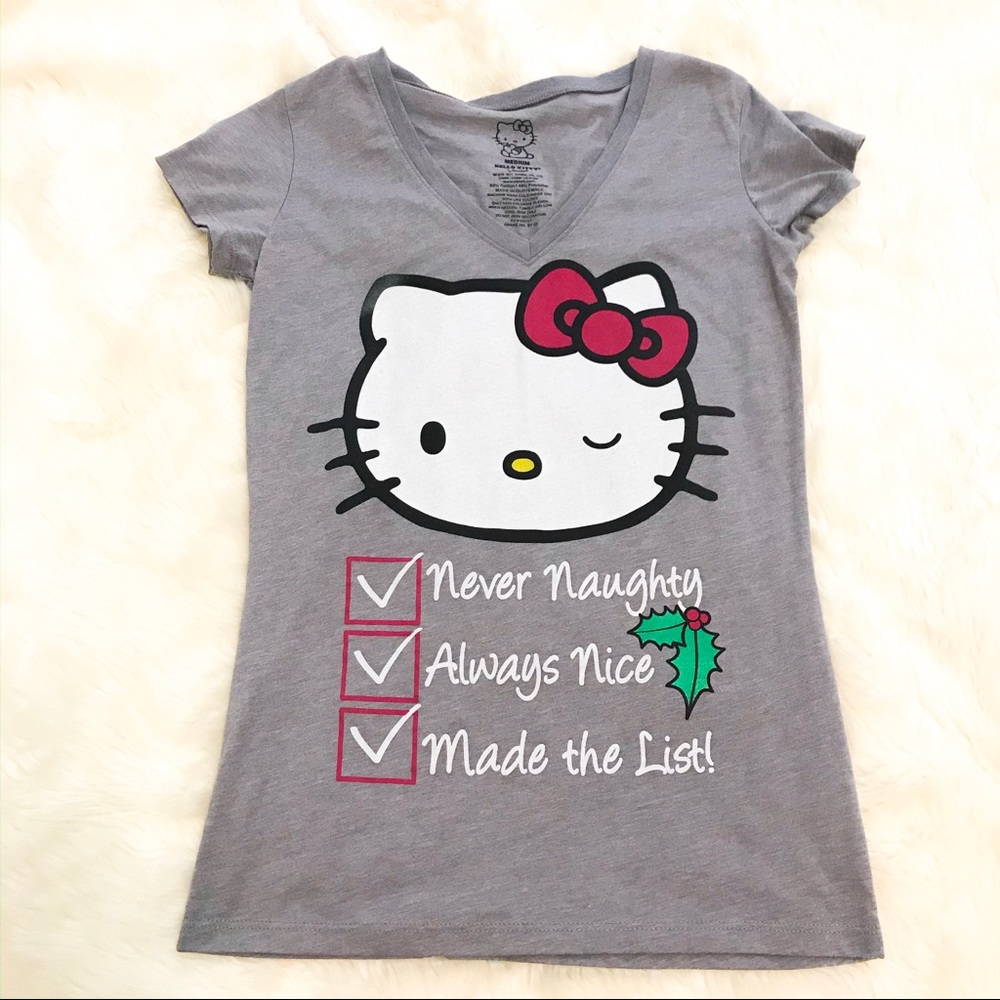 4 for $25 Hello Kitty | Christmas tshirt - Picture 1 of 6